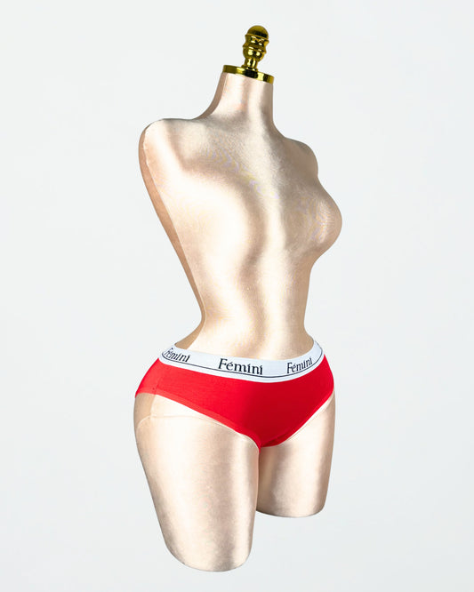 بانتي بريف قطن 100% لون أبيض من Fémini