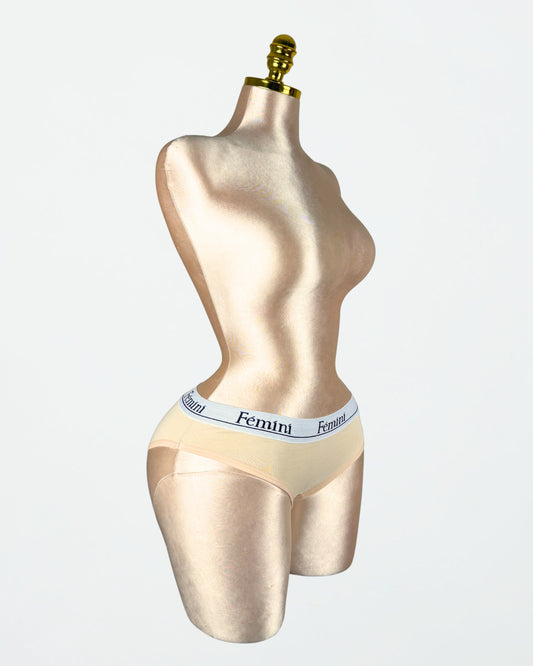بانتي بريف قطن 100% لون بيج من Fémini