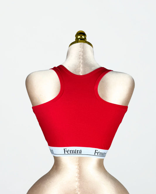 طقم يومي مريح برا بدون بطانة مع بانتي ثونج بجوانب استك قطن لون رمادي من Fémini