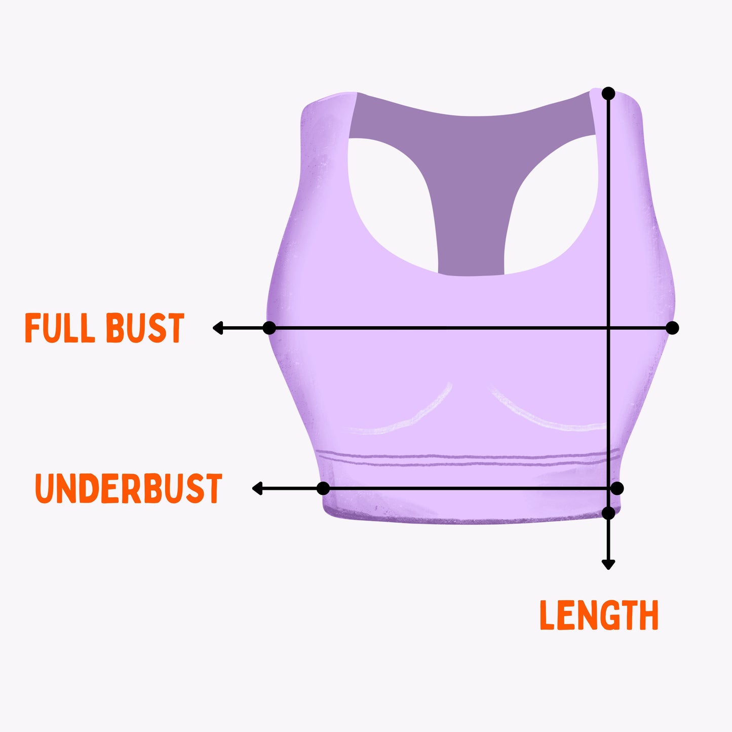 Cotton Padded Sports Bra