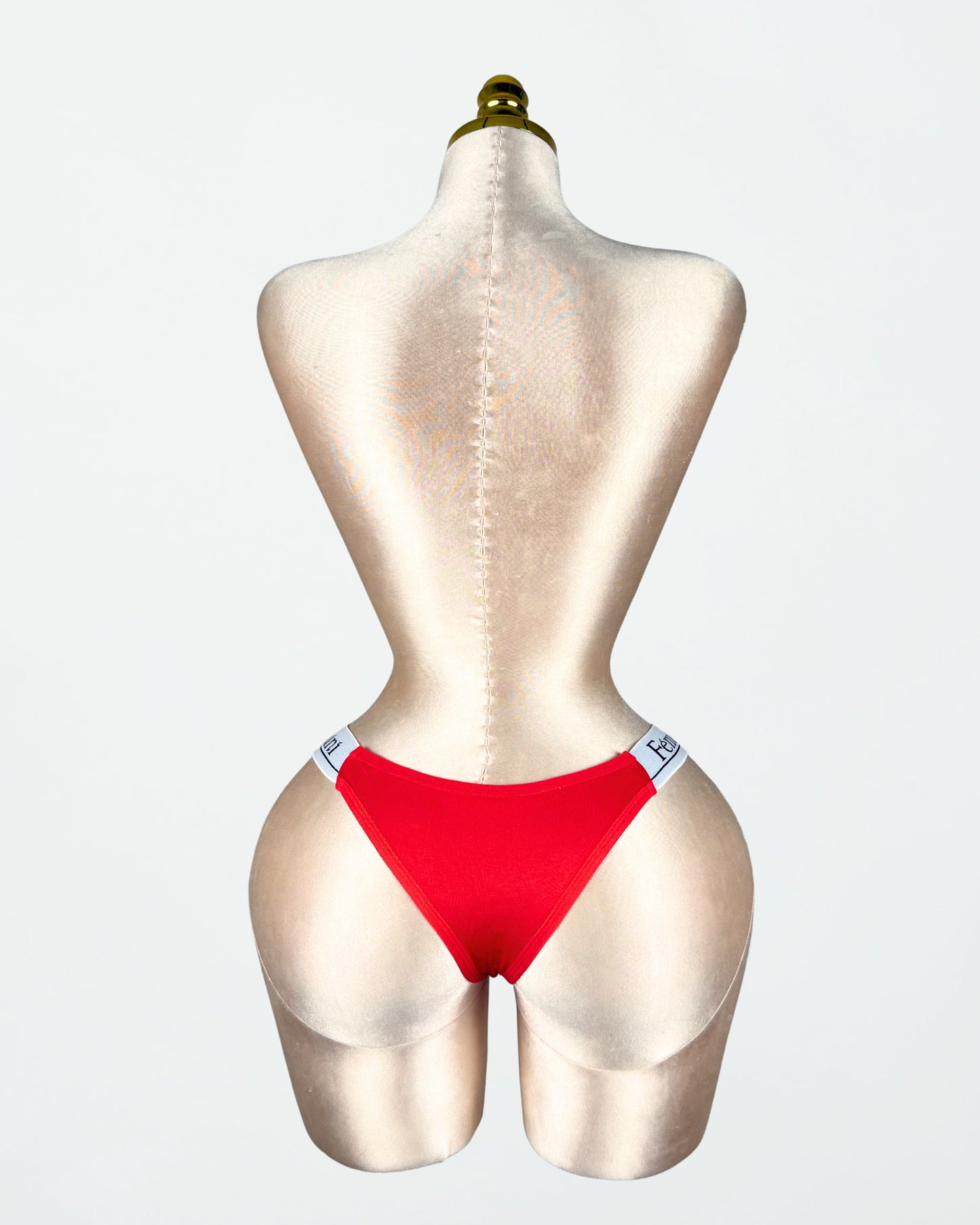 بانتي ثونج بجوانب رفيعة قطن 100% لون أسود من Fémini