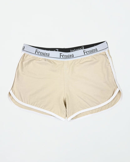 شورت قطن 100% لون أحمر من Fémini