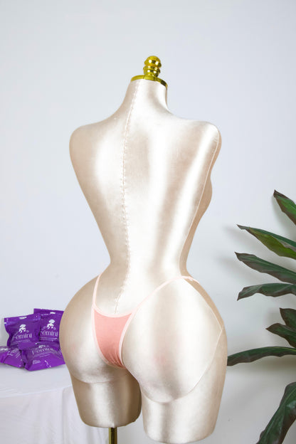 Cotton Ribbed Thong Panty