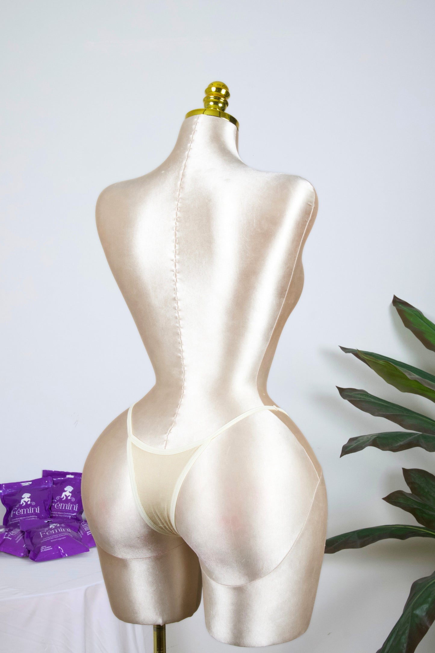 Cotton Ribbed Thong Panty