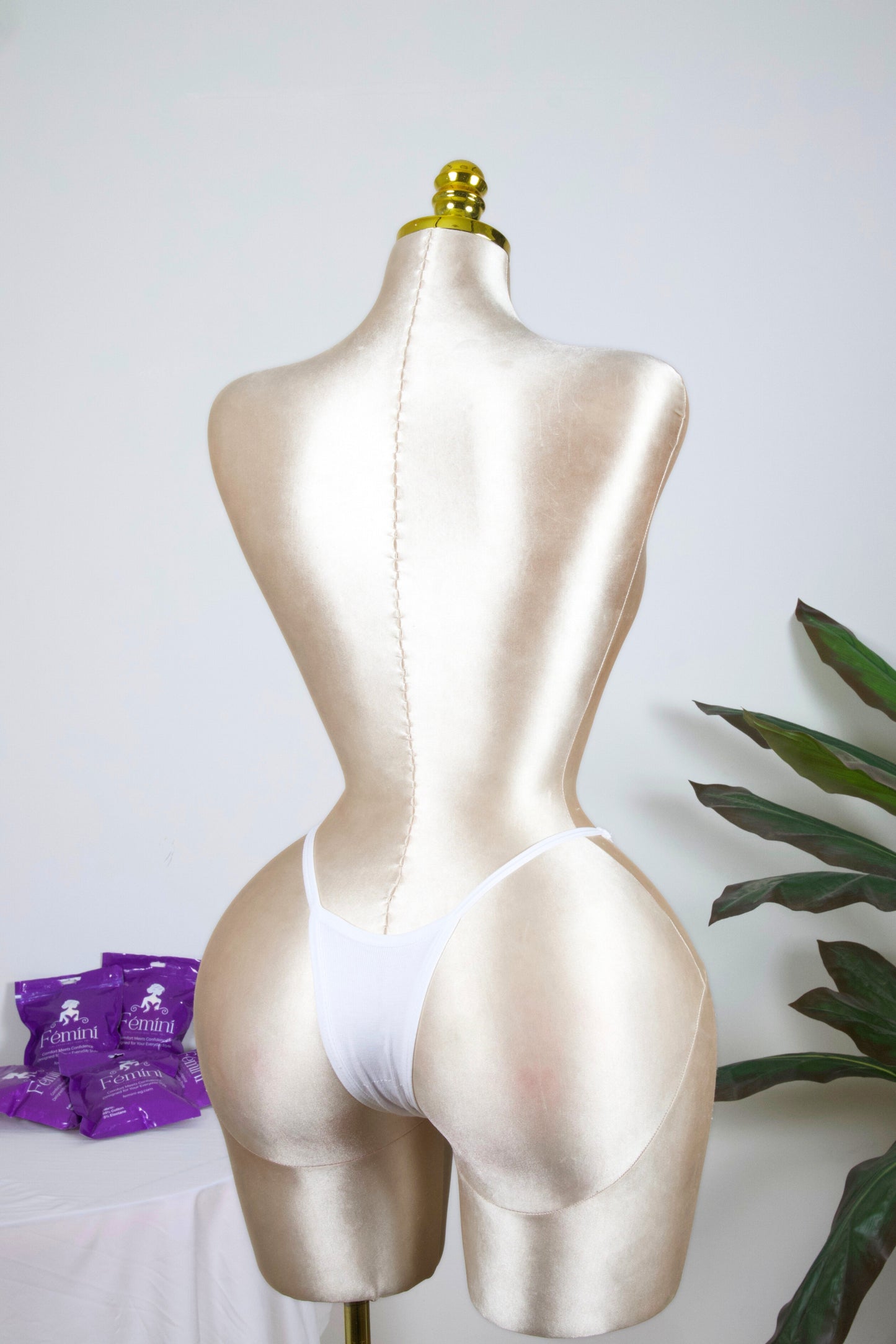 Cotton Ribbed Thong Panty