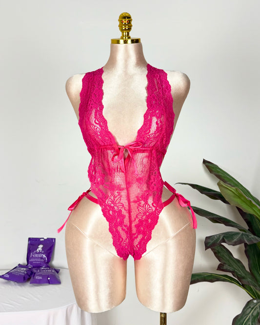 Backless Lace Bodysuit