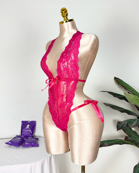 Backless Lace Bodysuit