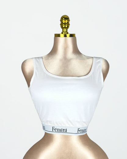 برا رياضية مبطنة قطن 100% لون رمادي من Fémini