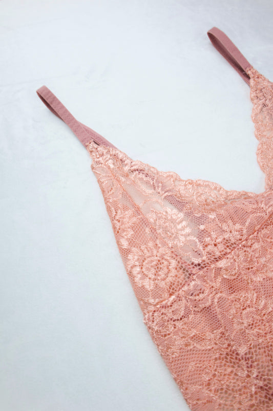 Satin Lace Cami and Shortie Set