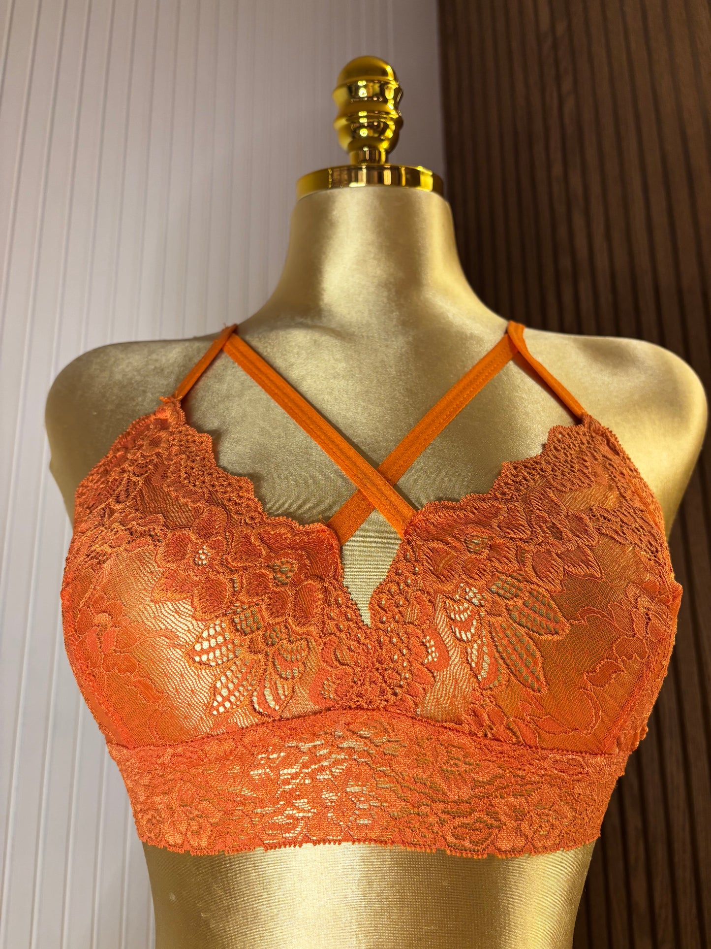 Lace Strappy Bra & Panty Set