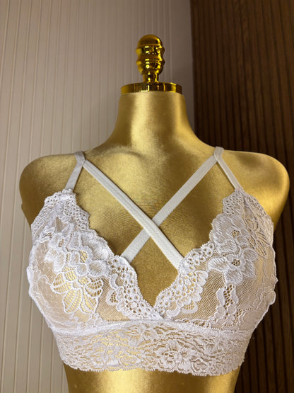 Lace Strappy Bra & Panty Set