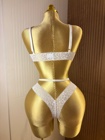 Lace Strappy Bra & Panty Set