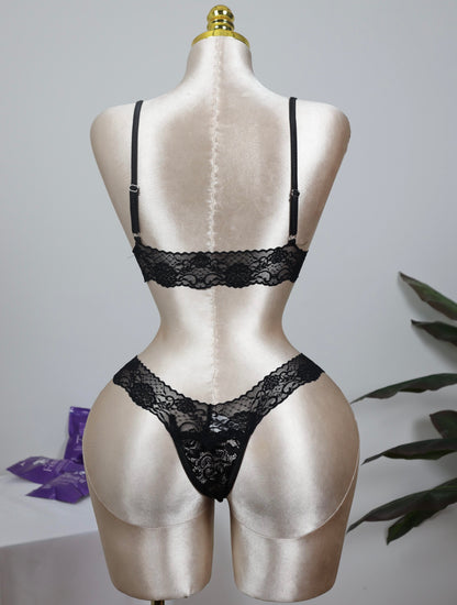 Lace Bralette and Panty Set
