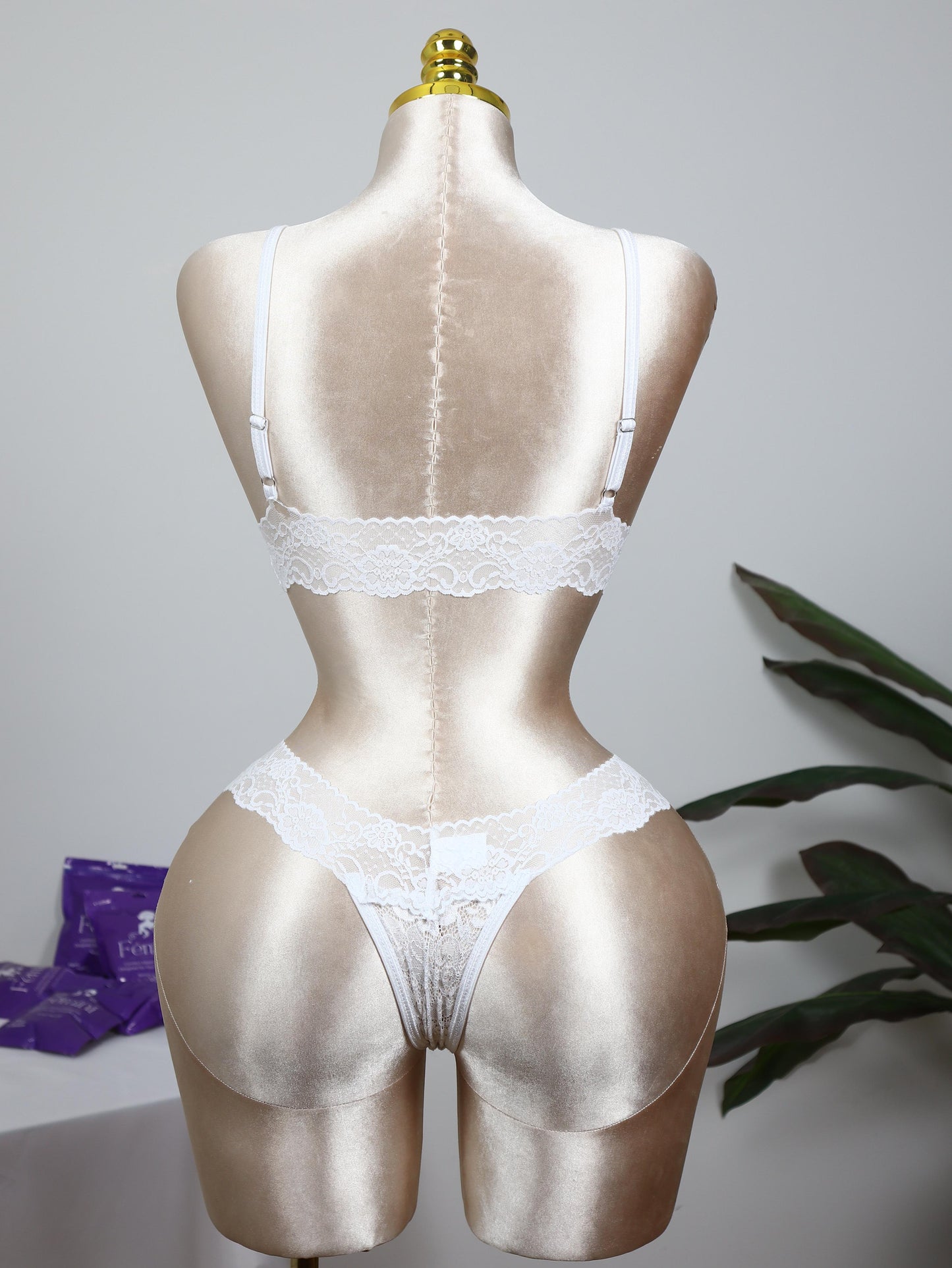 Lace Bralette and Panty Set