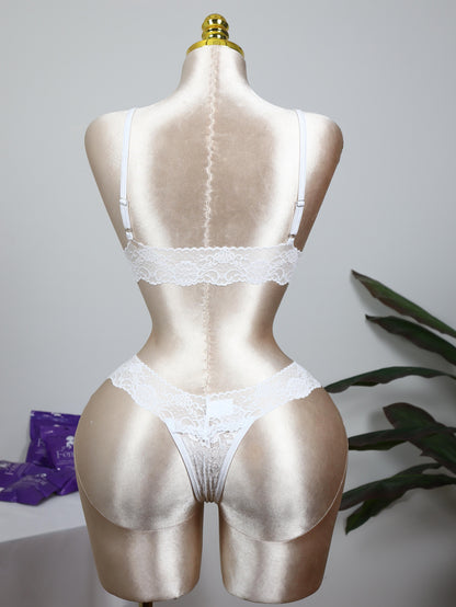 Lace Bralette and Panty Set